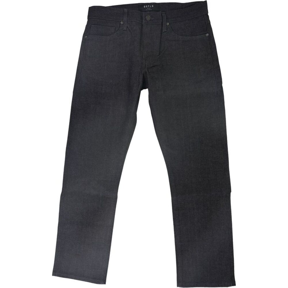DSTLD Mens Dark Worn Tapered Slim Jeans, NWT